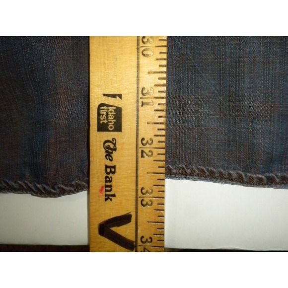 Haupt Germany Shirt Mens XL Blue Tinted Denim Chambray Button Down Long Sleeve - Picture 12 of 14